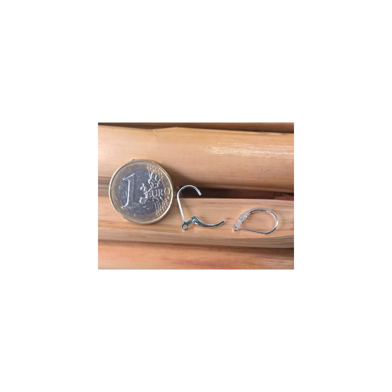 2 Stk. Brisur 9x16mm, 925 Silber