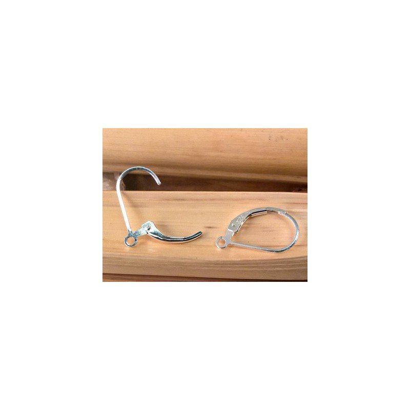 2 Stk. Brisur 9x16mm, 925 Silber