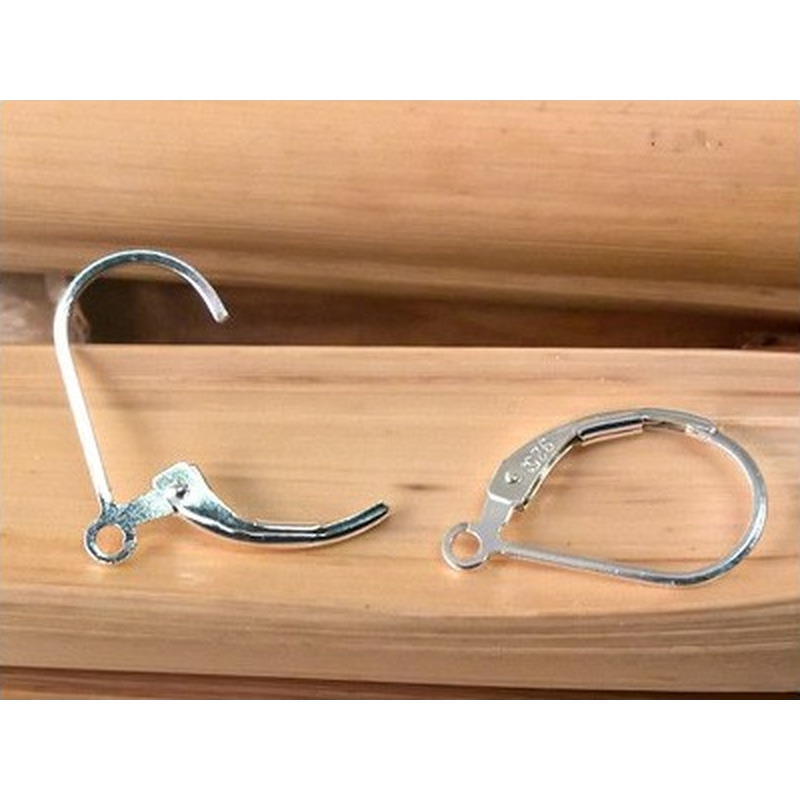 2 Stk. Brisur 9x16mm, 925 Silber