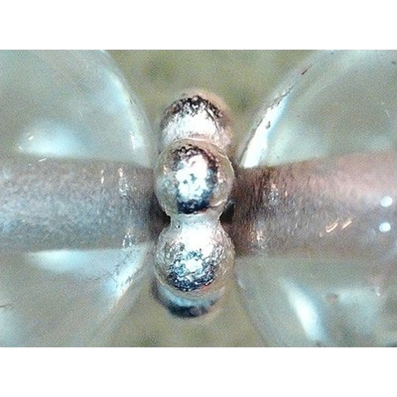 Zwischenteil, Blume 2.5x1mm, 925 Silber