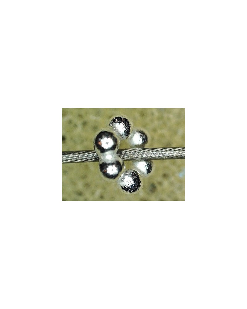 Zwischenteil, Blume 2.5x1mm, 925 Silber