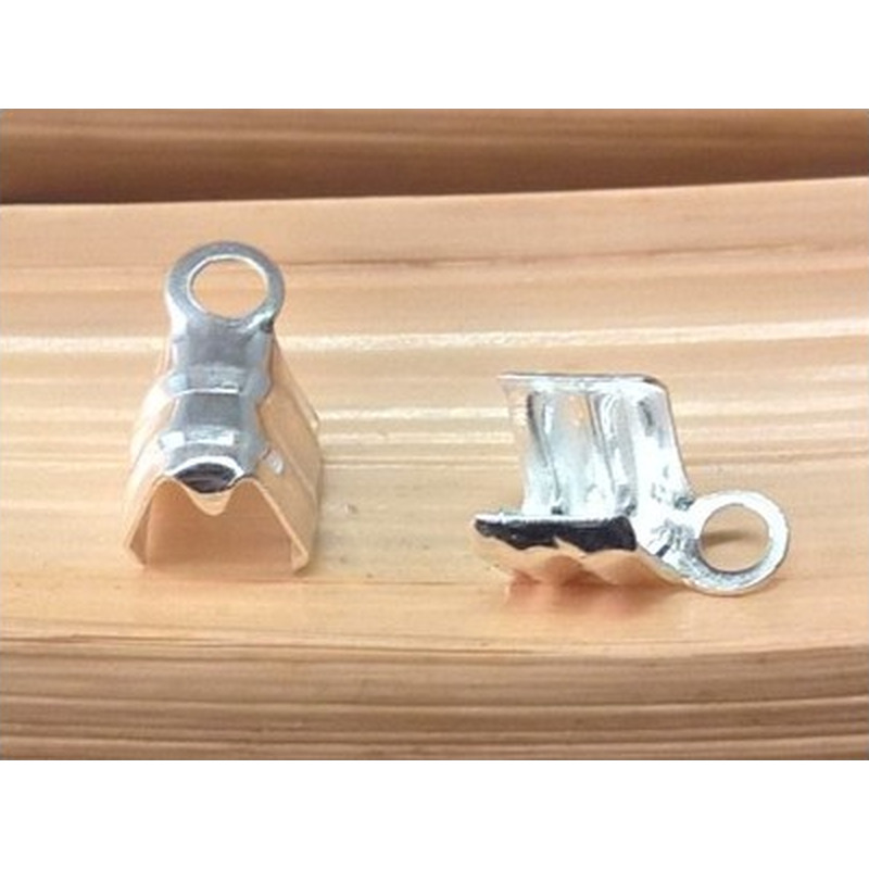 Bandende 2mm (2 Stk), 925 Silber