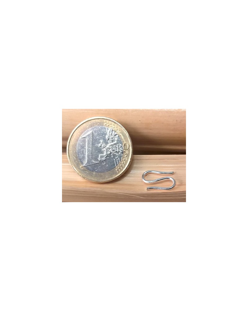 Hakenschliesse 12mm, 925 Silber