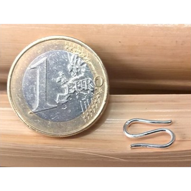 Hakenschliesse 12mm, 925 Silber