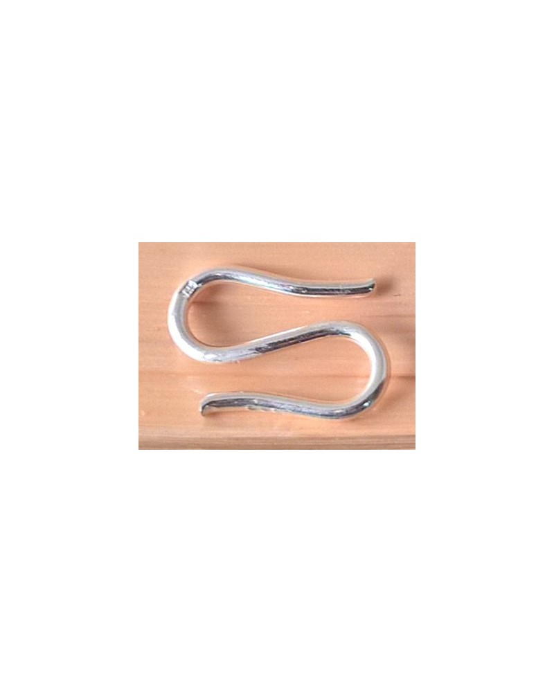 Hakenschliesse 12mm, 925 Silber