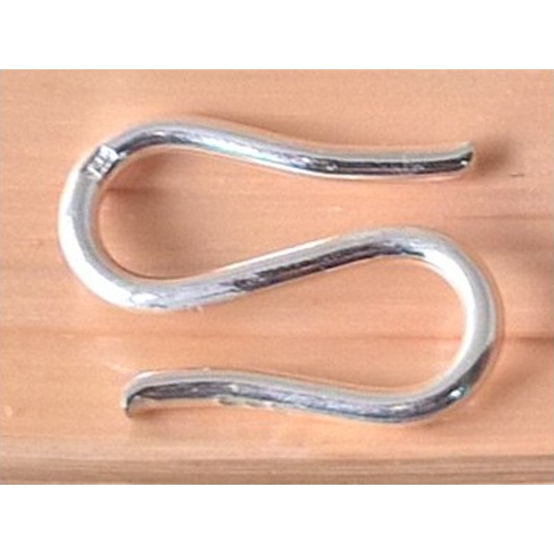 Hakenschliesse 12mm, 925 Silber