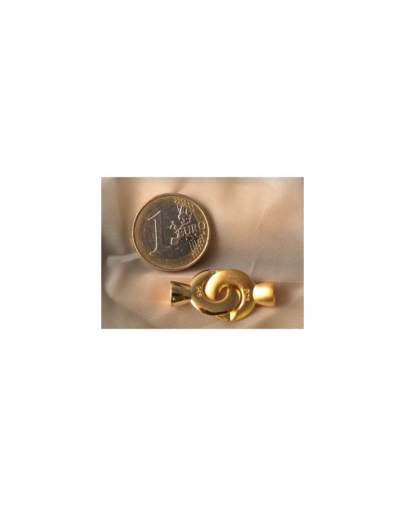Schliesse 15x31mm, 925 Silber vergoldet