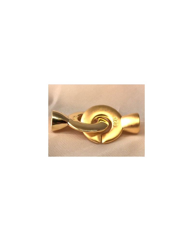 Schliesse 15x31mm, 925 Silber vergoldet