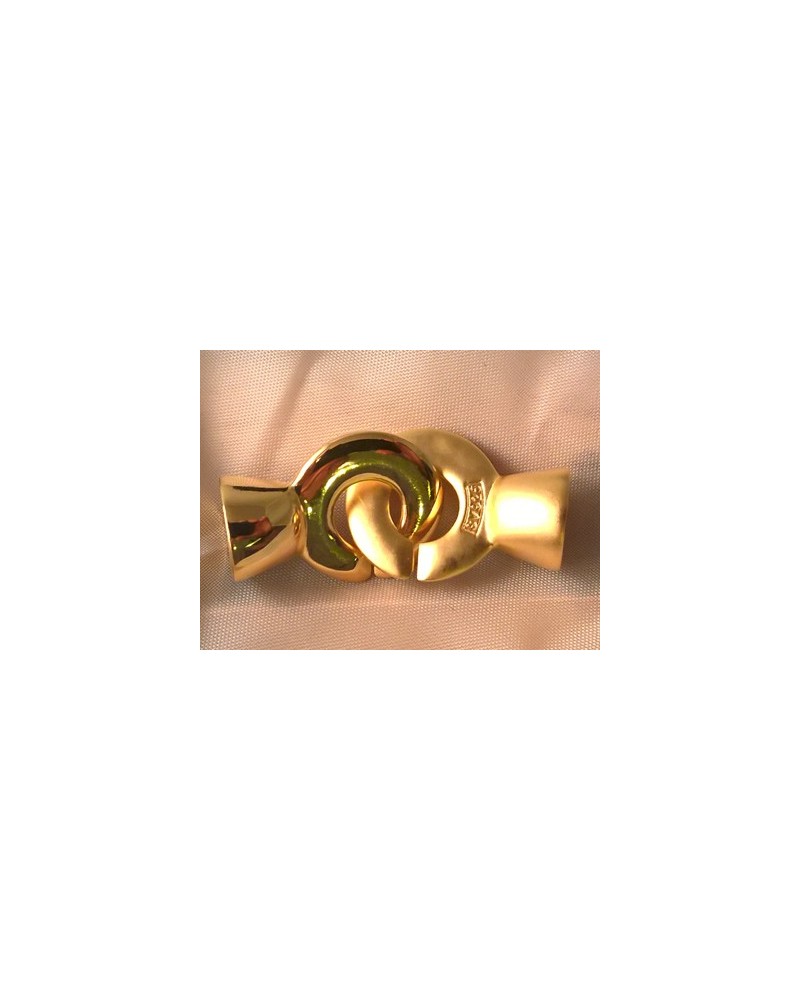 Schliesse 18x39mm, 925 Silber vergoldet