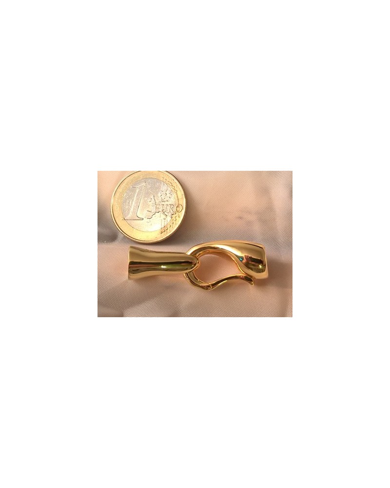 Schliesse 14x38mm, 925 Silber vergoldet