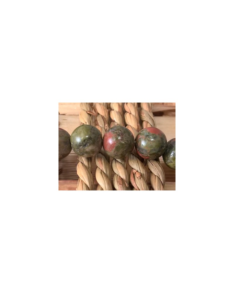 Unakitkette (Epidot) 8mm