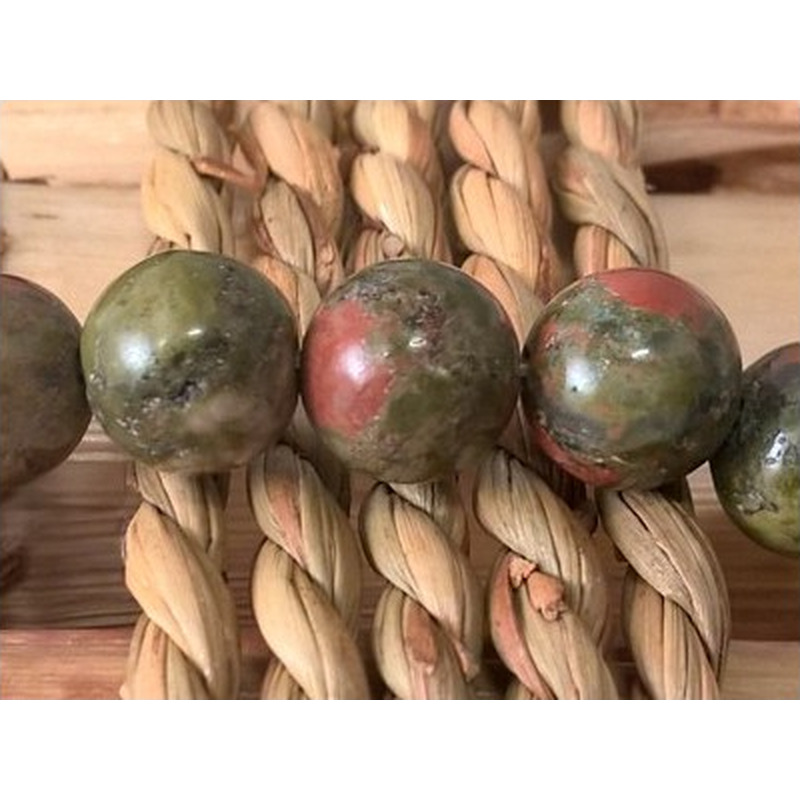 Unakitkette (Epidot) 8mm