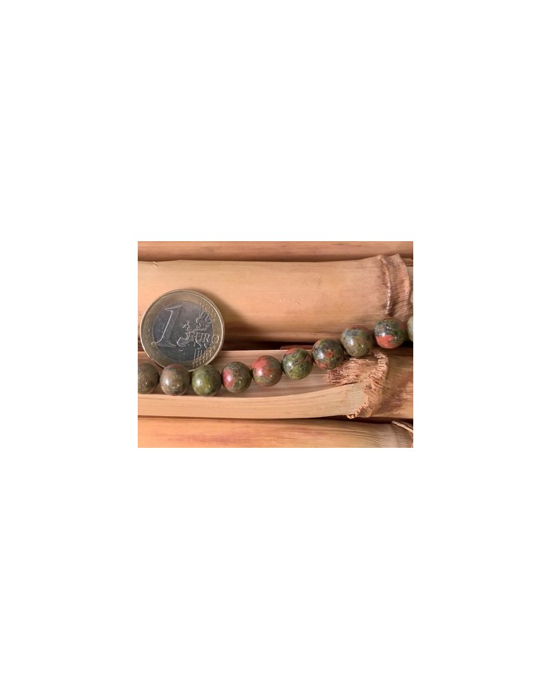 Unakitkette (Epidot) 8mm