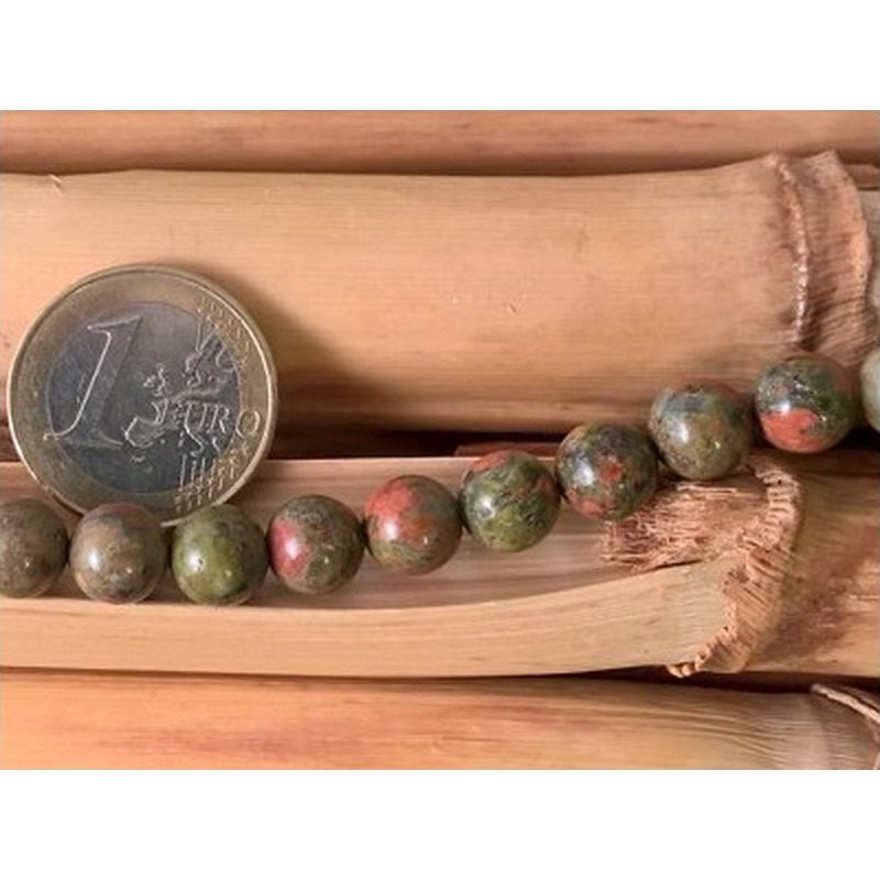 Unakitkette (Epidot) 8mm