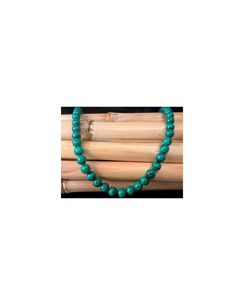 Malachitkette 10mm