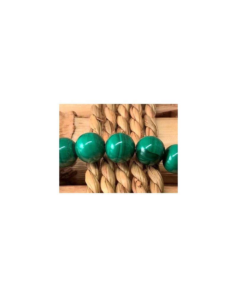 Malachitkette 10mm