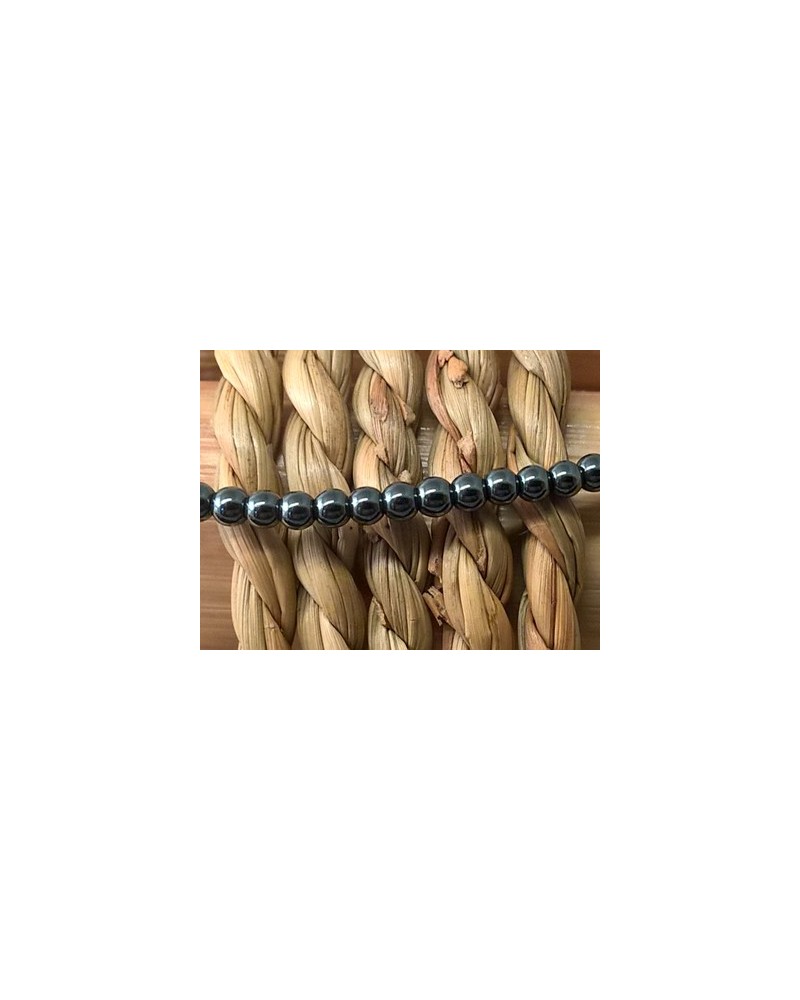 Blutsteinkette (Hämatit) 2mm