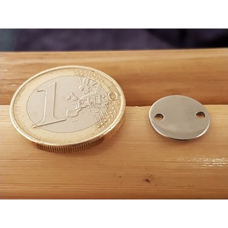 Zwischenteil-Link, Scheibe 12mm, Edelstahl