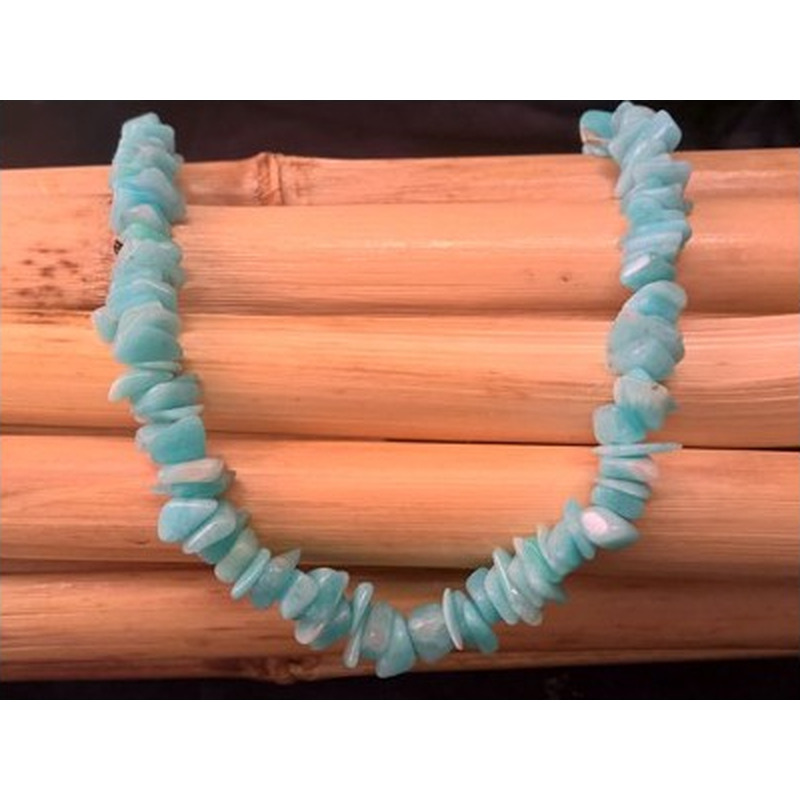 Amazonitkette 7-14mm