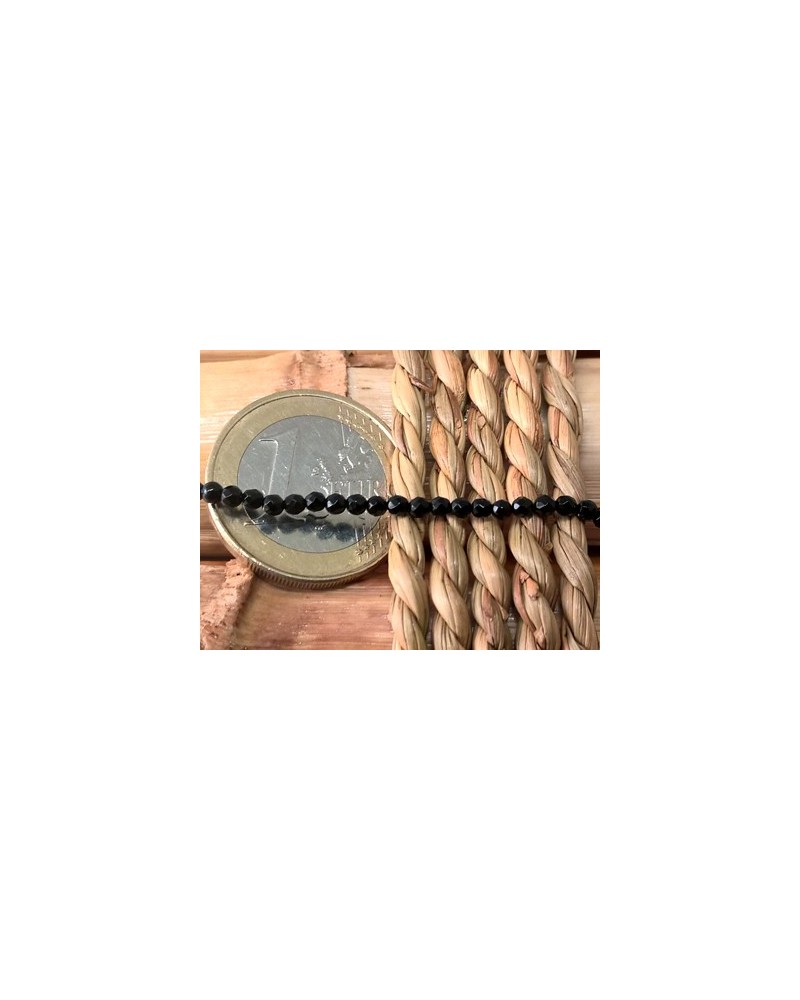 Onyxkette facettiert 2mm