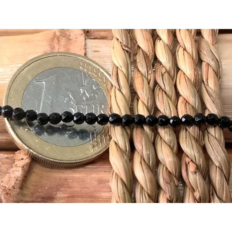 Onyxkette facettiert 2mm
