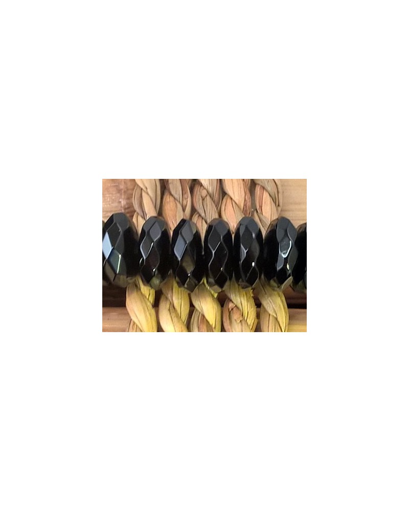 Onyxkette facettiert 10x4mm