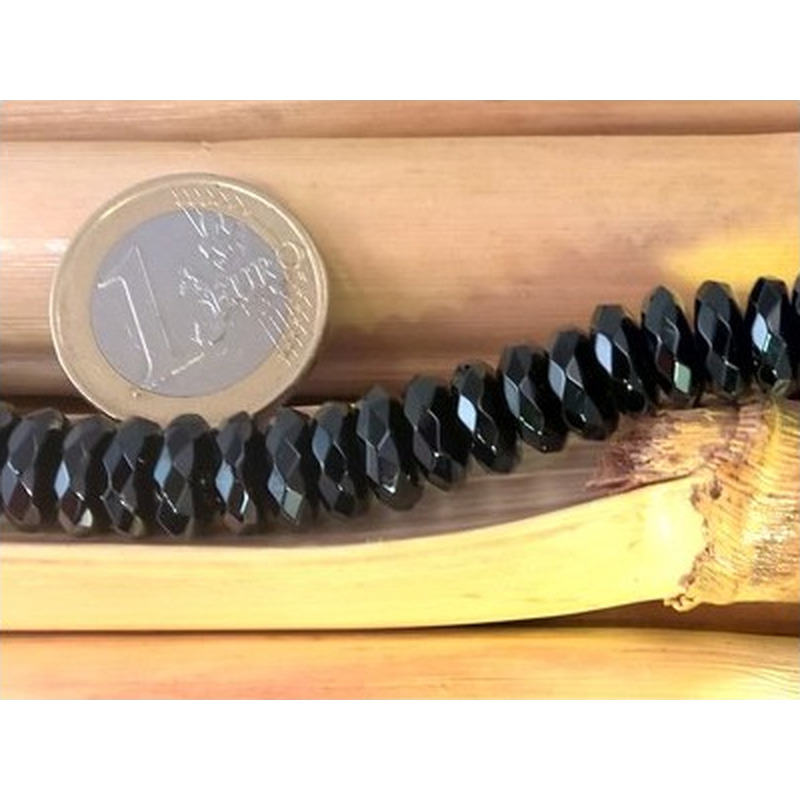Onyxkette facettiert 10x4mm