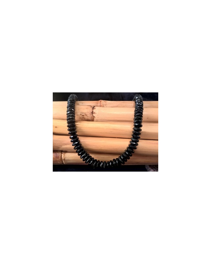 Onyxkette facettiert 10x4mm