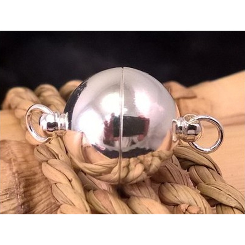 Magnetschliesse 8mm silberfarben, geschlossen