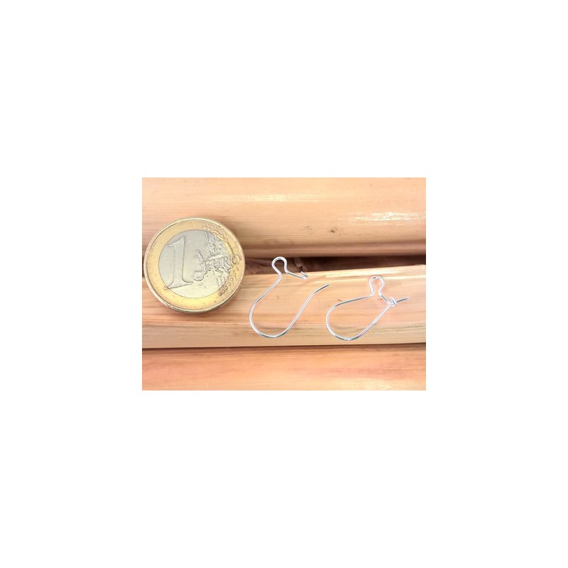 2 Stk. Brisur 10x19mm, 925 Silber