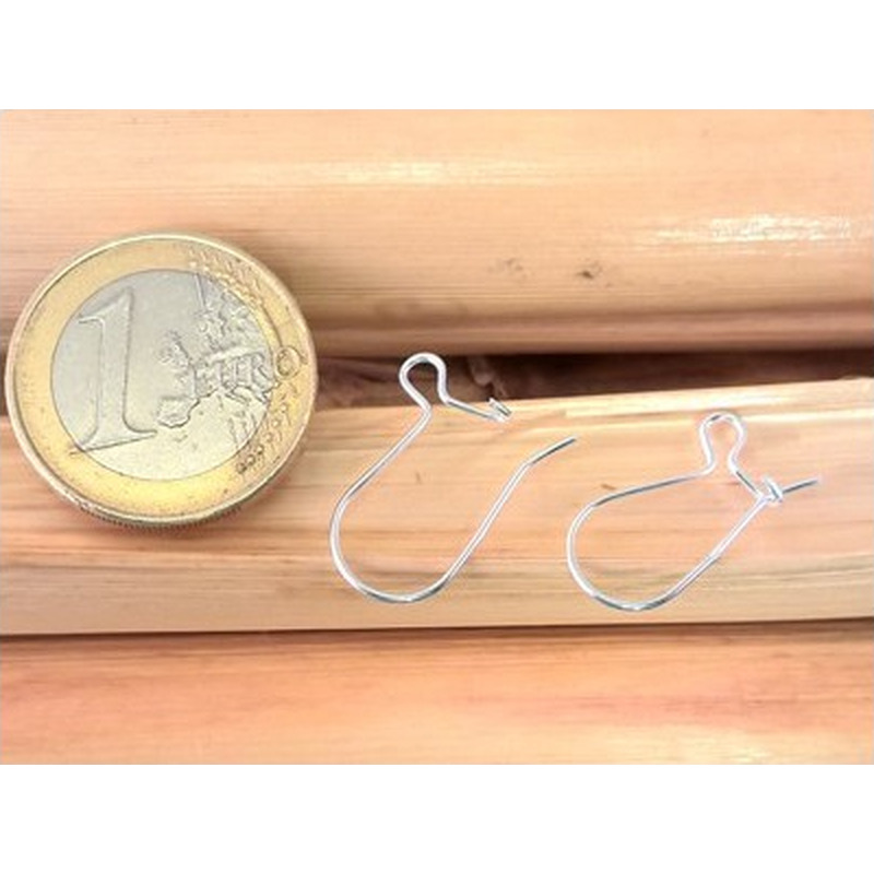 2 Stk. Brisur 10x19mm, 925 Silber