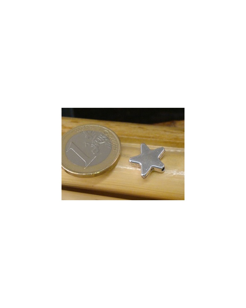 Zwischenteil Stern 12mm, Metall Antik
