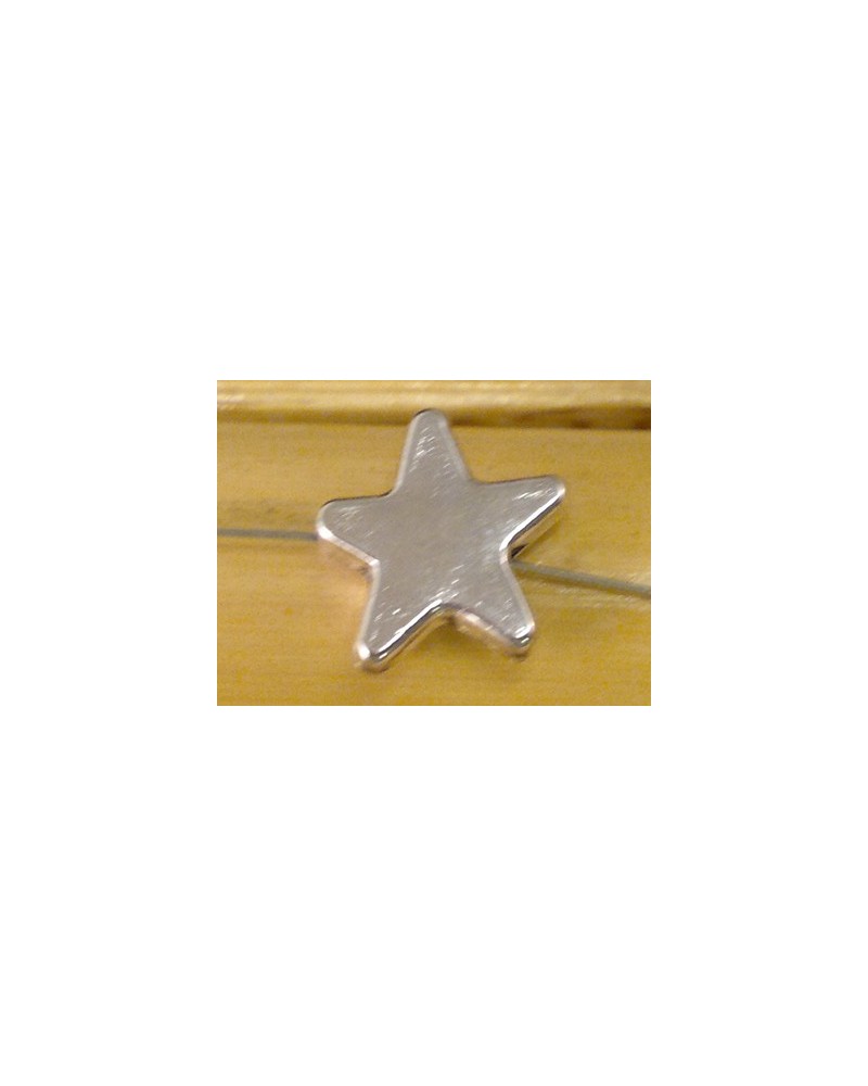 Zwischenteil Stern 12mm, Metall Antik