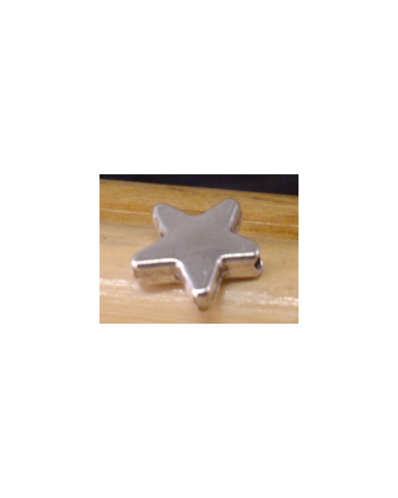 Zwischenteil Stern 12mm, Metall Antik