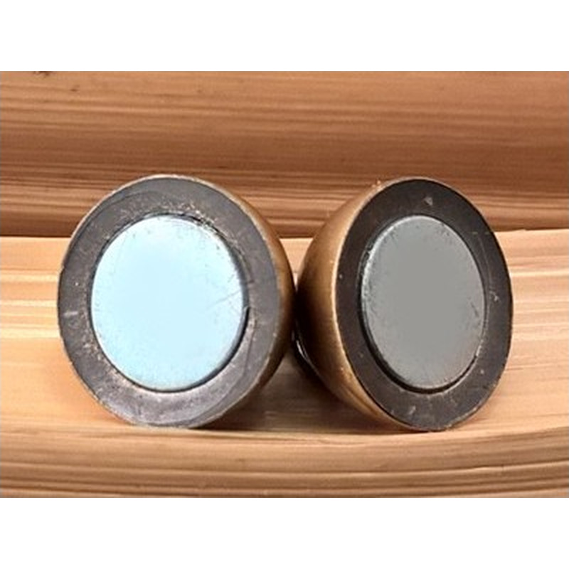 Magnetschliesse 12mm Farbe Antikgold, geklebt