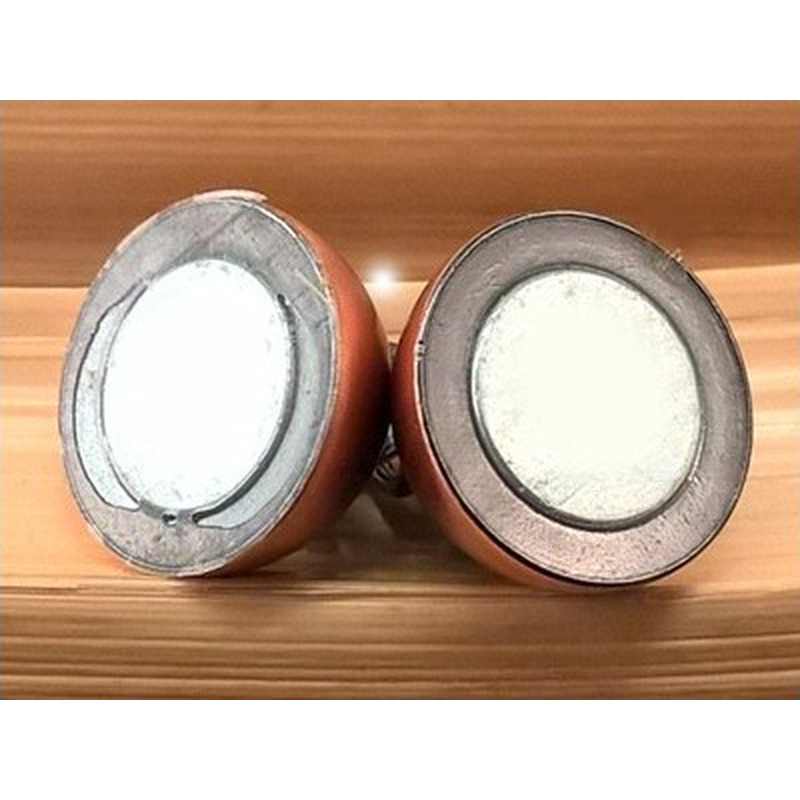 Magnetschliesse 12mm Farbe Kupfer, geklebt