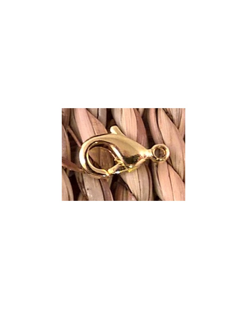 Karabiner 10mm Messing vergoldet