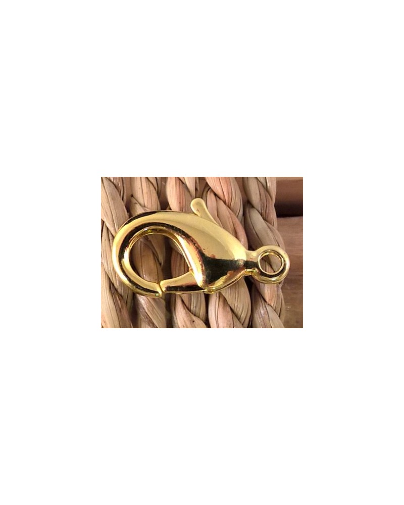 Karabiner 23mm Messing vergoldet