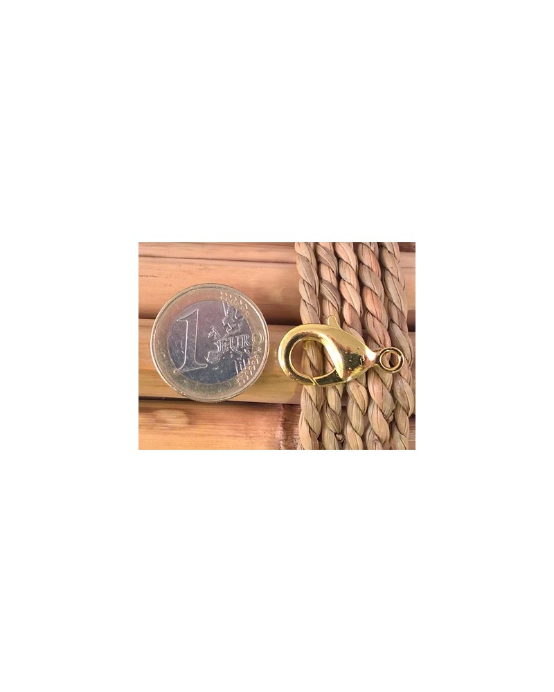 Karabiner 23mm Messing vergoldet