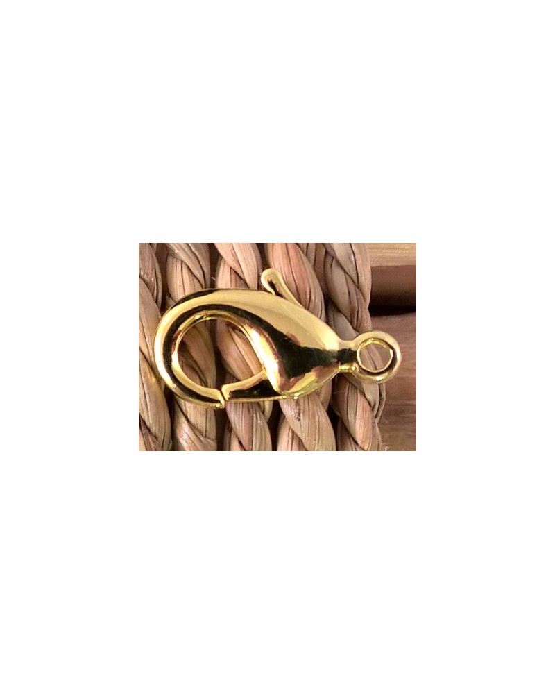Karabiner 18mm Messing vergoldet