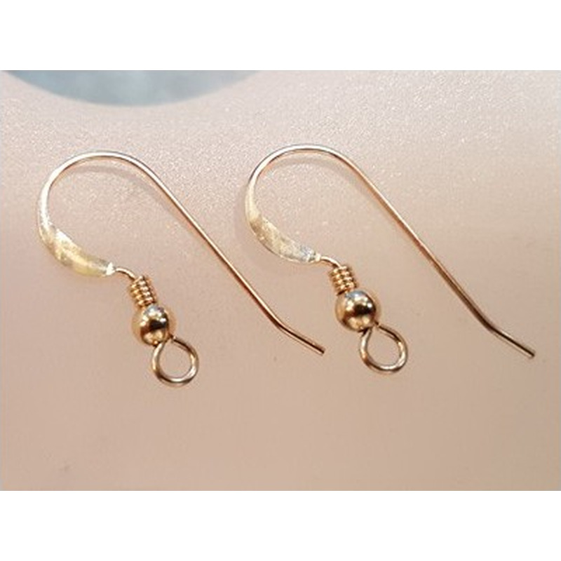 2 Stk. Ohrhaken 17mm, Goldfilled