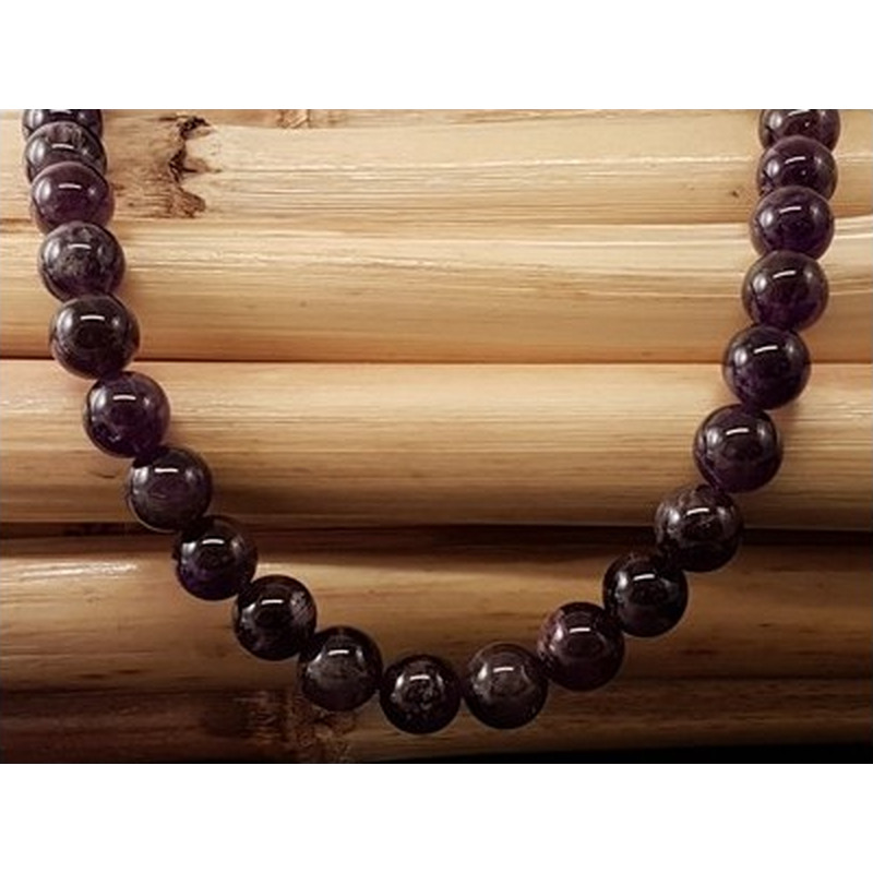 Amethystkette 10mm
