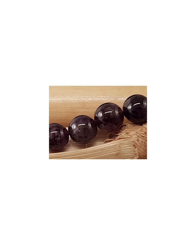 Amethystkette 10mm