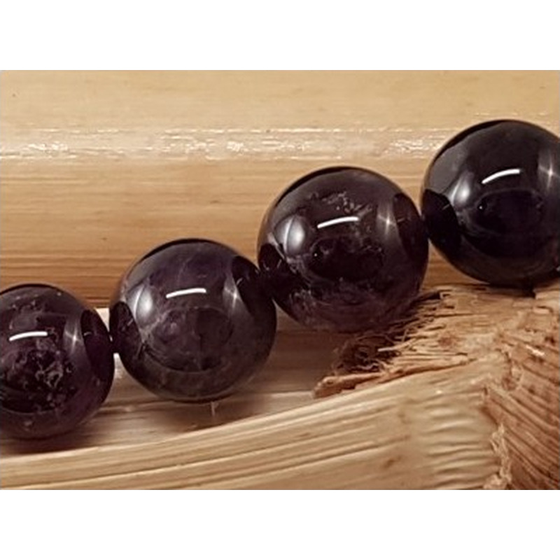 Amethystkette 10mm