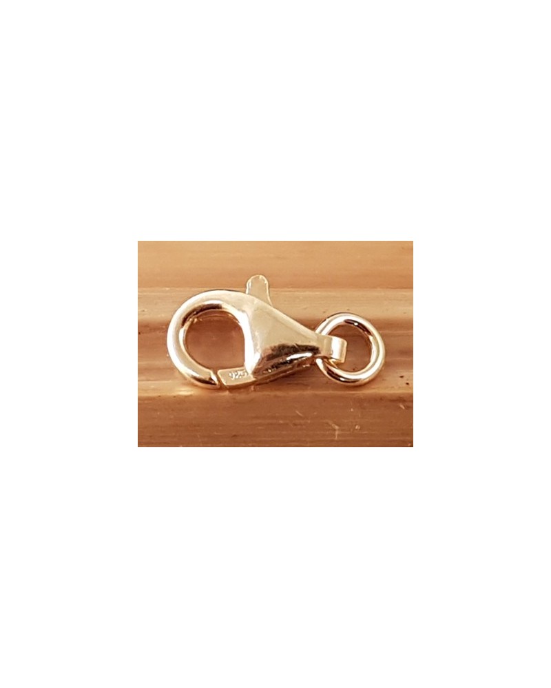 Schliesse 11mm, 925 Silber vergoldet
