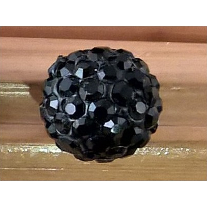 Strass 10mm, einseitig gebohrt, Keramik