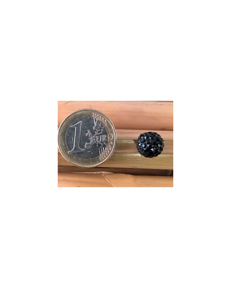 Strass 10mm, einseitig gebohrt, Keramik