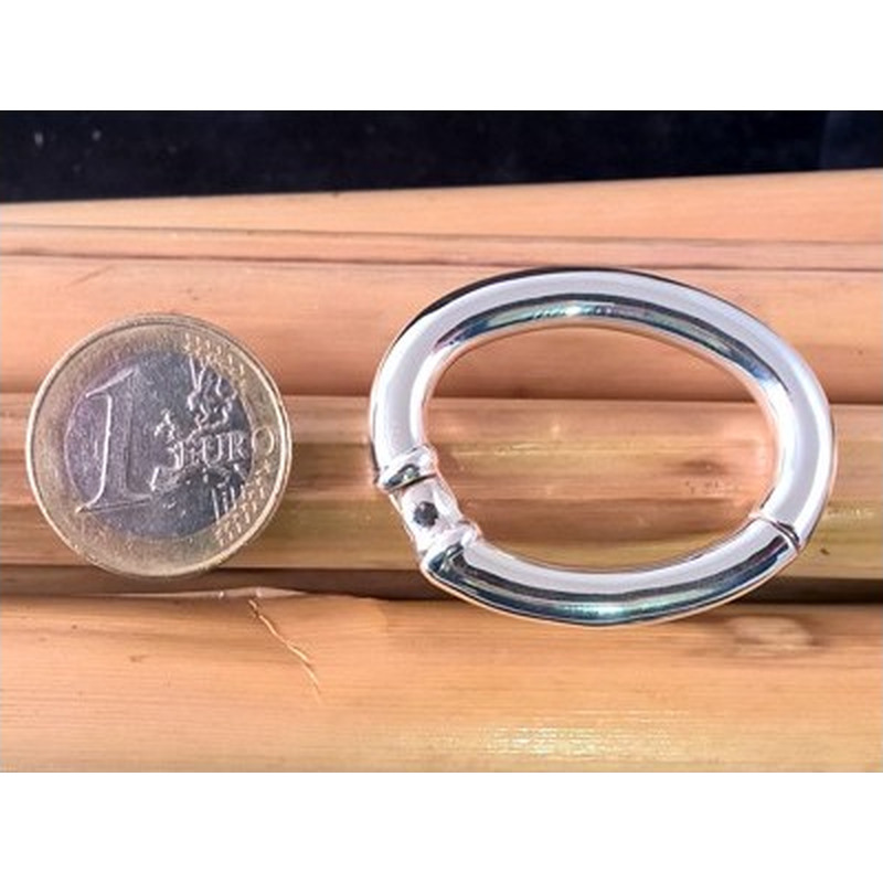 Clipschliesse 40x32mm, 925 Silber