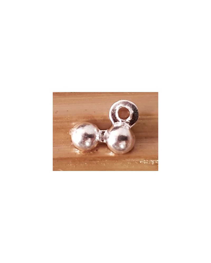 Kalotte 4mm (2 Stk), 925 Silber