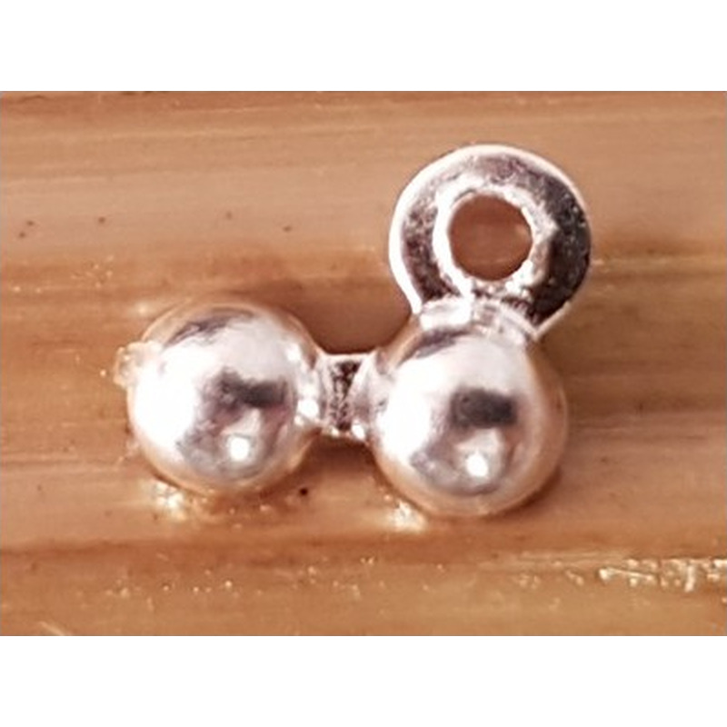 Kalotte 4mm (2 Stk), 925 Silber